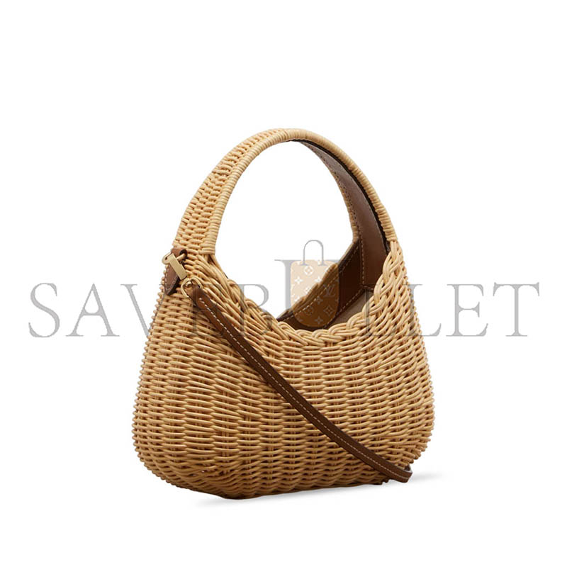 MIU MIU WANDER RATTAN BASKET BAG 5BC125 (20*17*6cm)